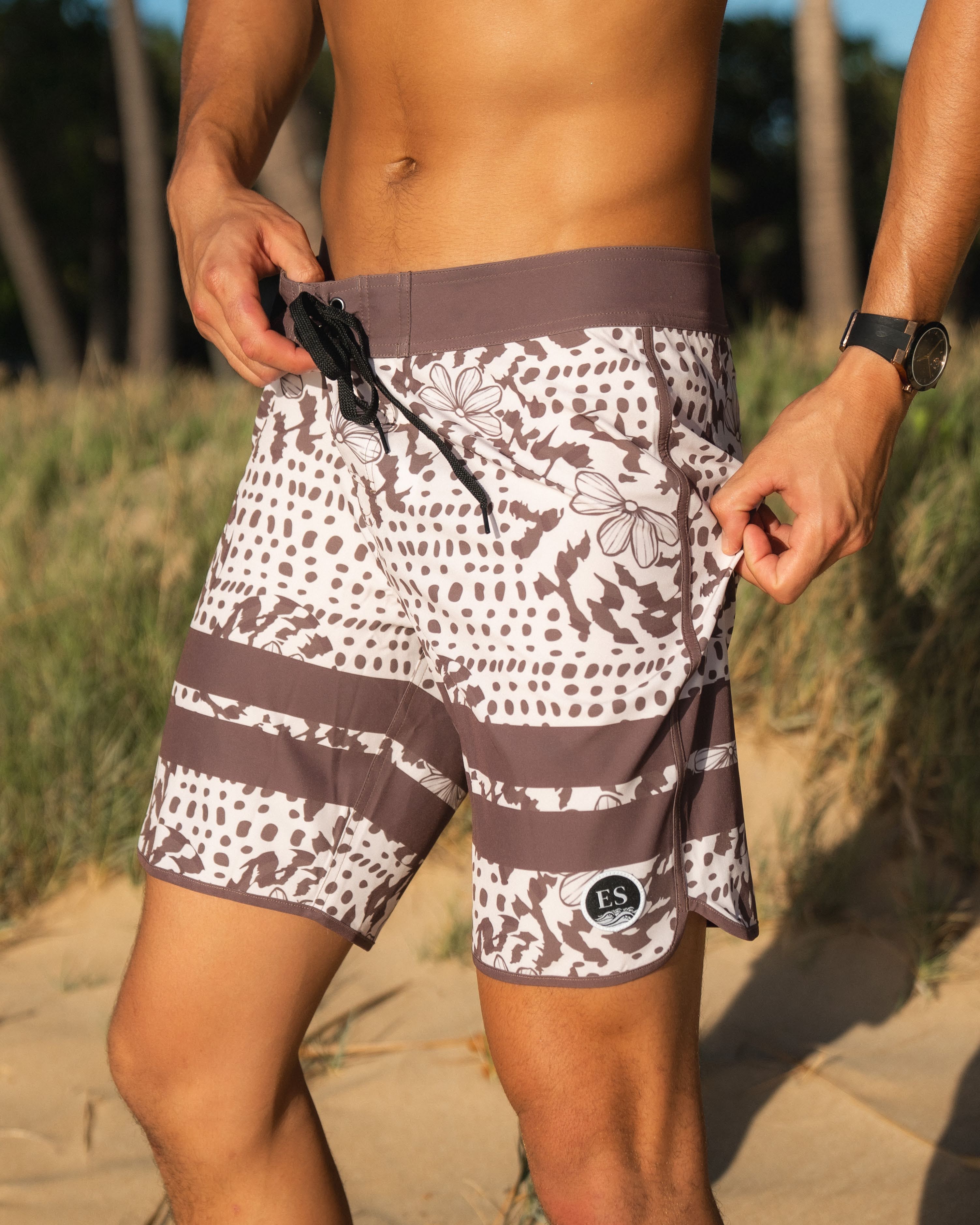 Haupia Naupaka Kane Board Shorts