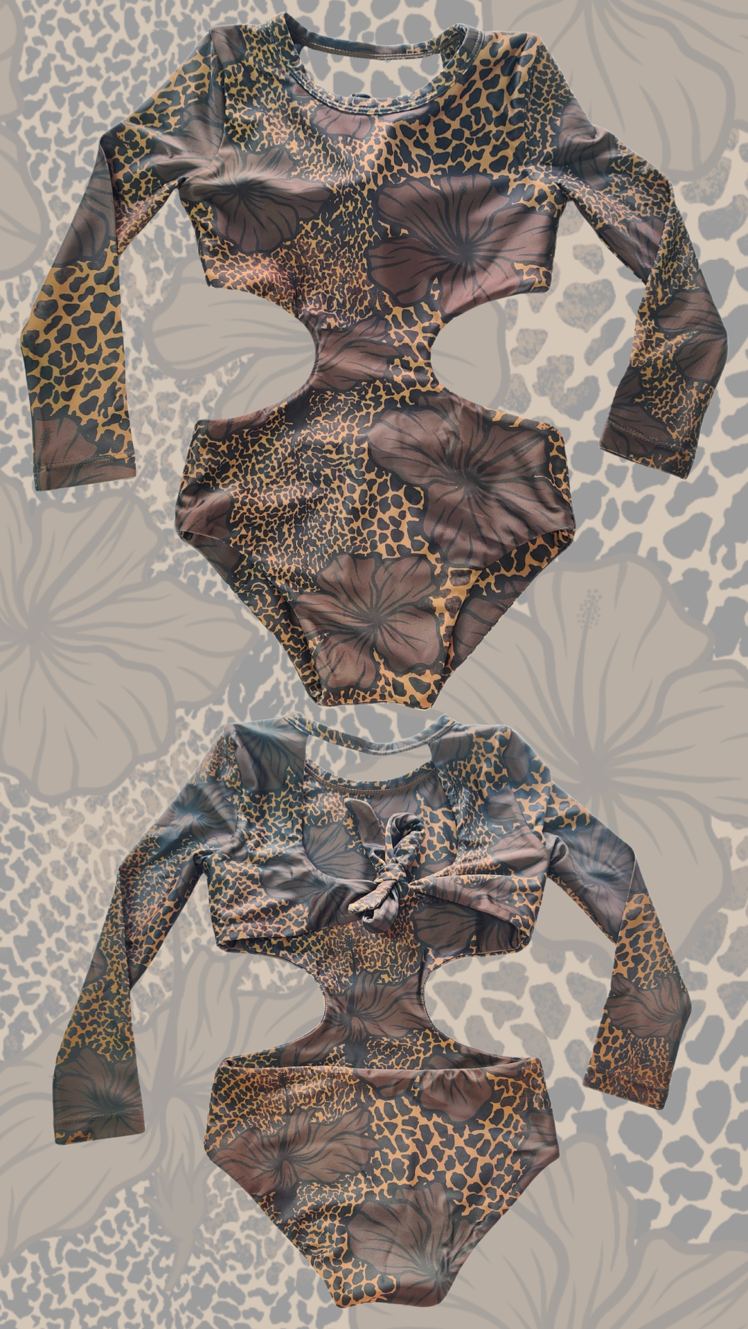 Wild Hibiscus Luna One piece