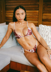 Palm top Vintage Hawaii red