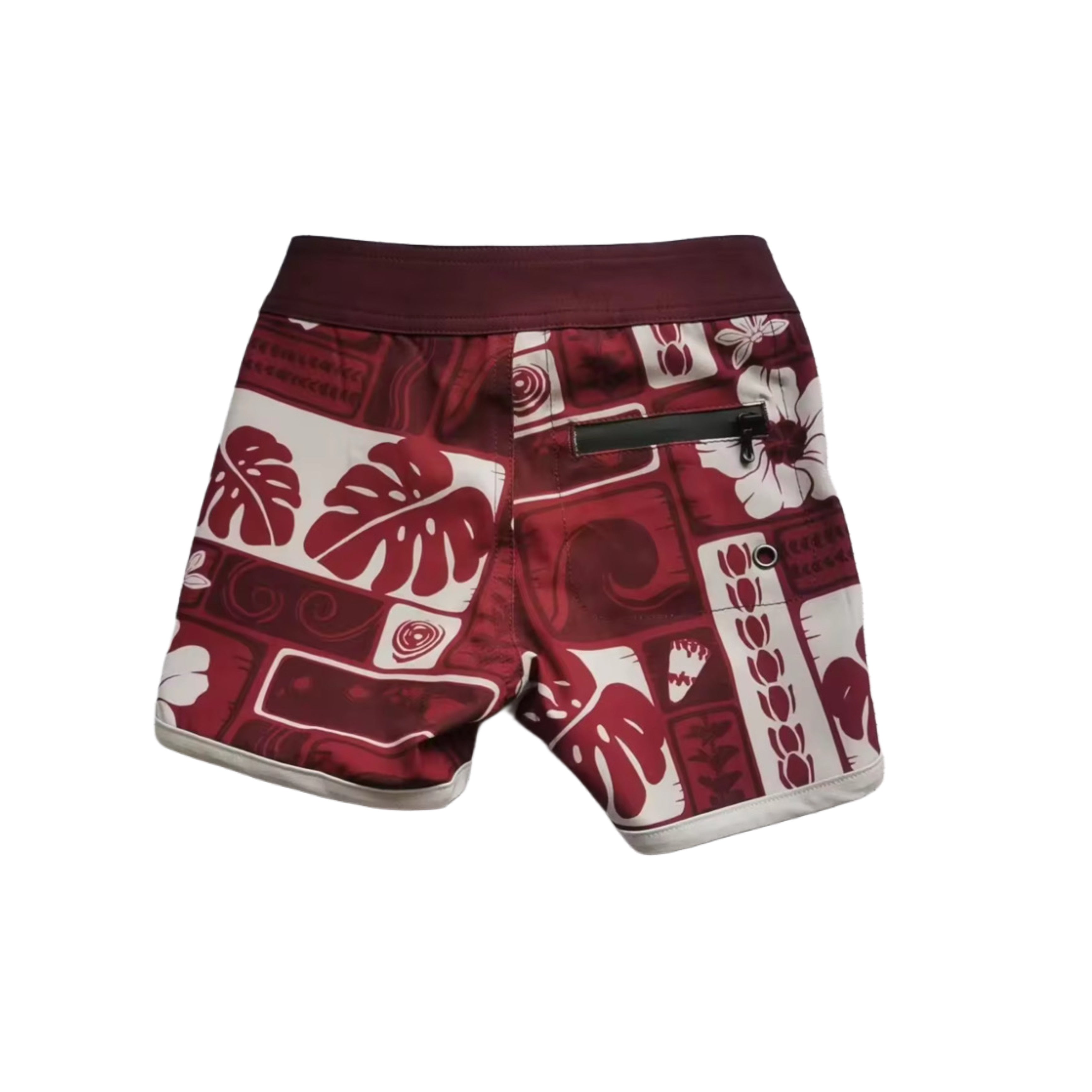Keiki Vintage Hawaii Red board shorts