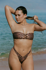 Manini top Naupaka shell brown