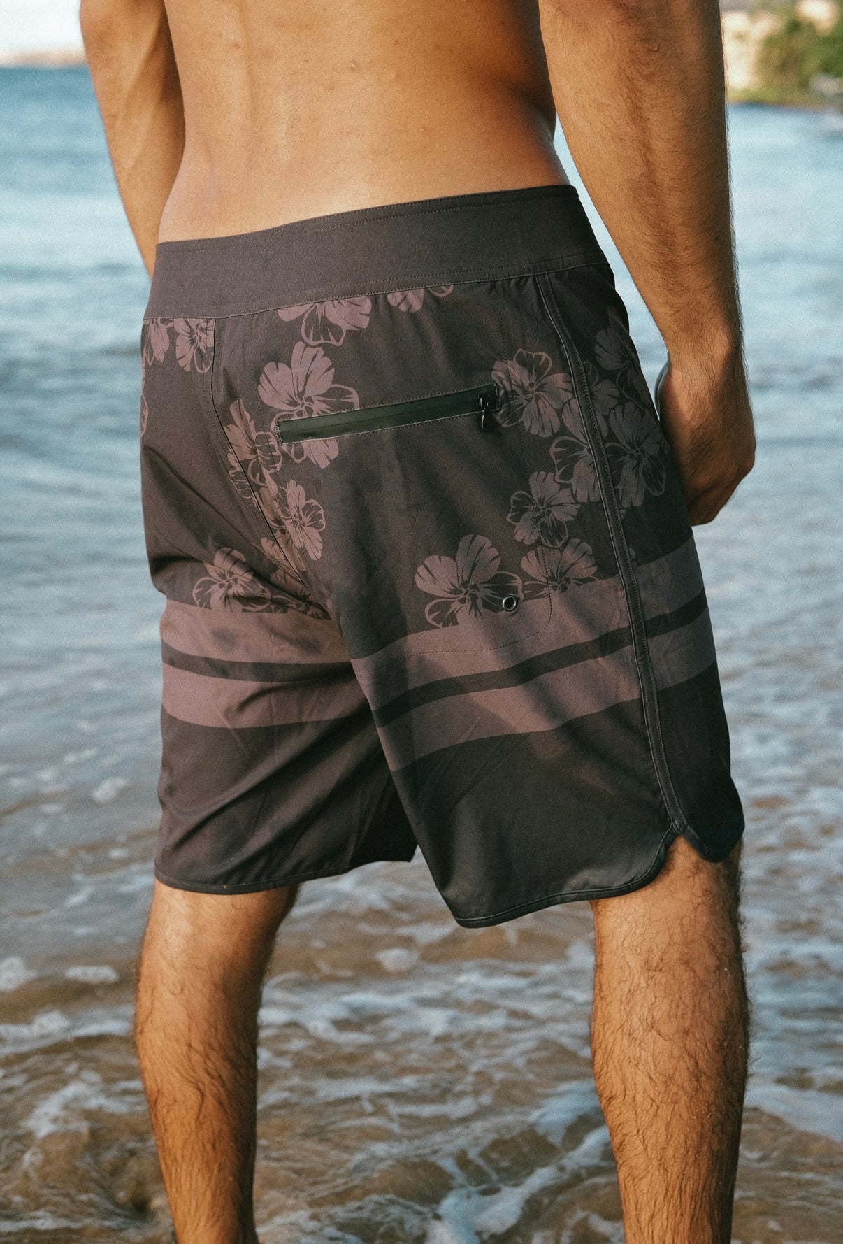 Island Hau Charcoal  board shorts