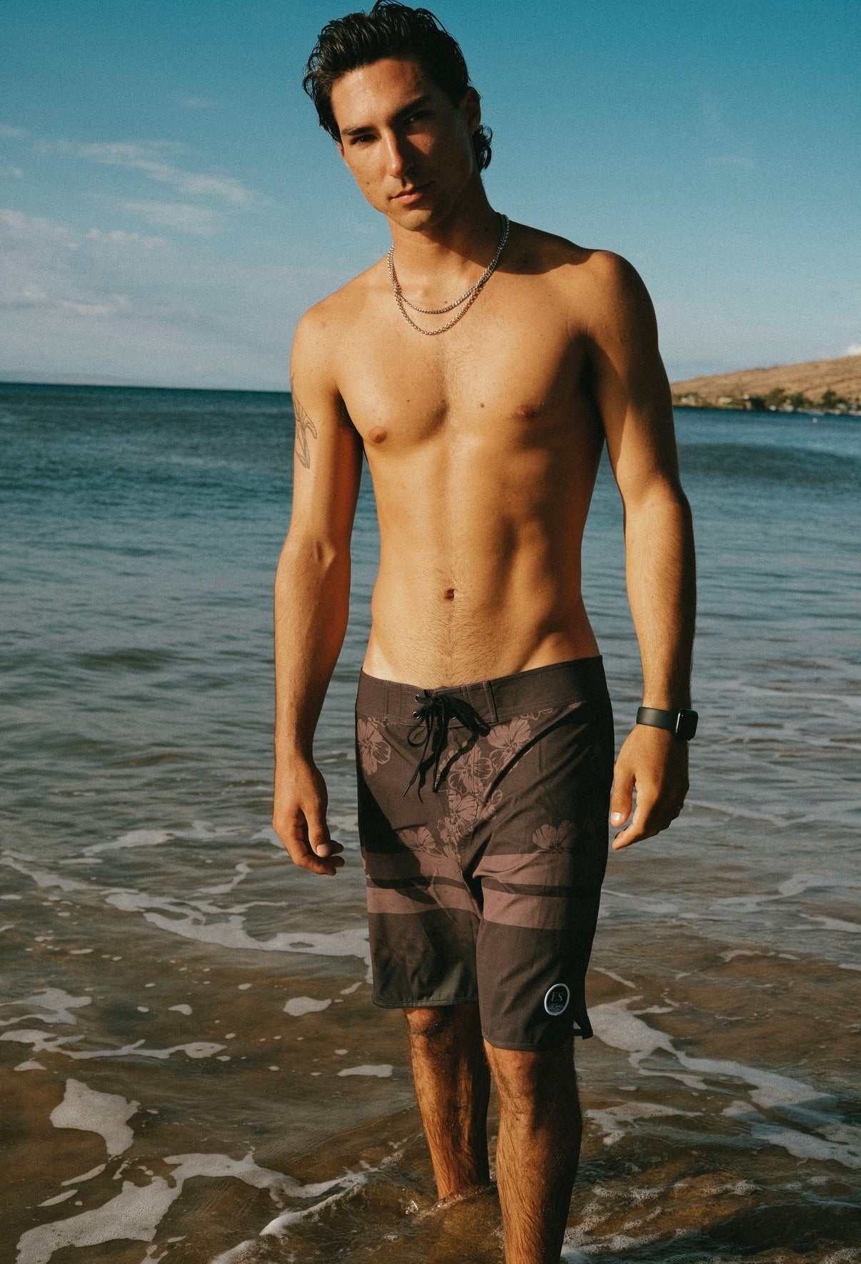 Island Hau Charcoal  board shorts