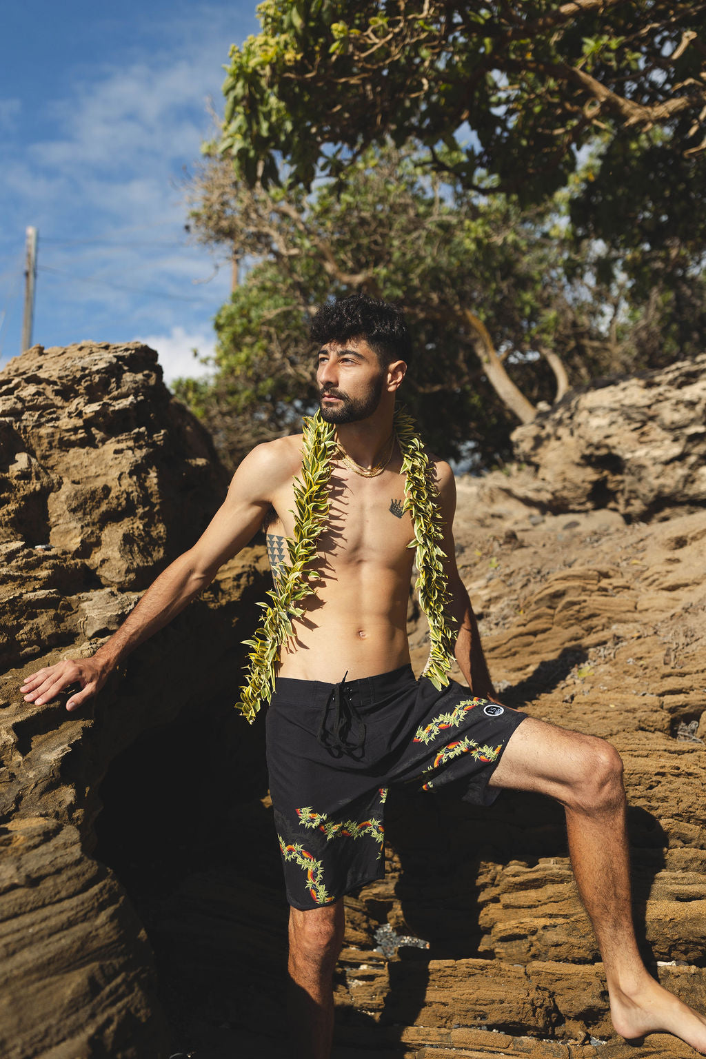 Royal Lei Kane Board shorts