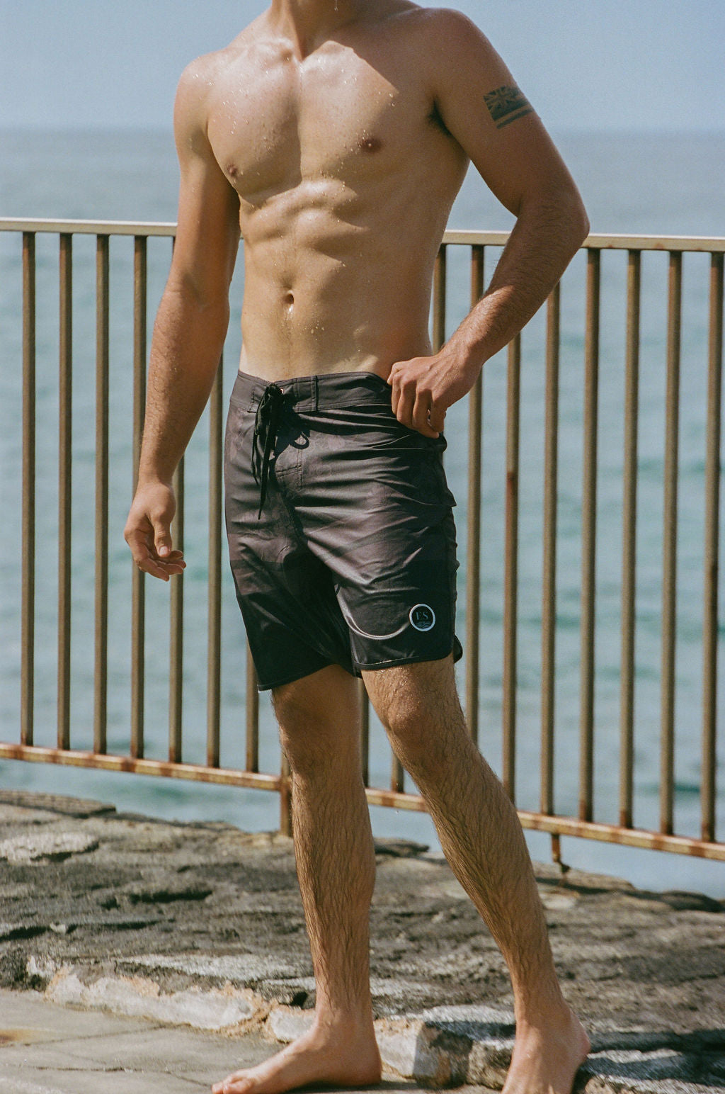 Island Hau Charcoal  board shorts