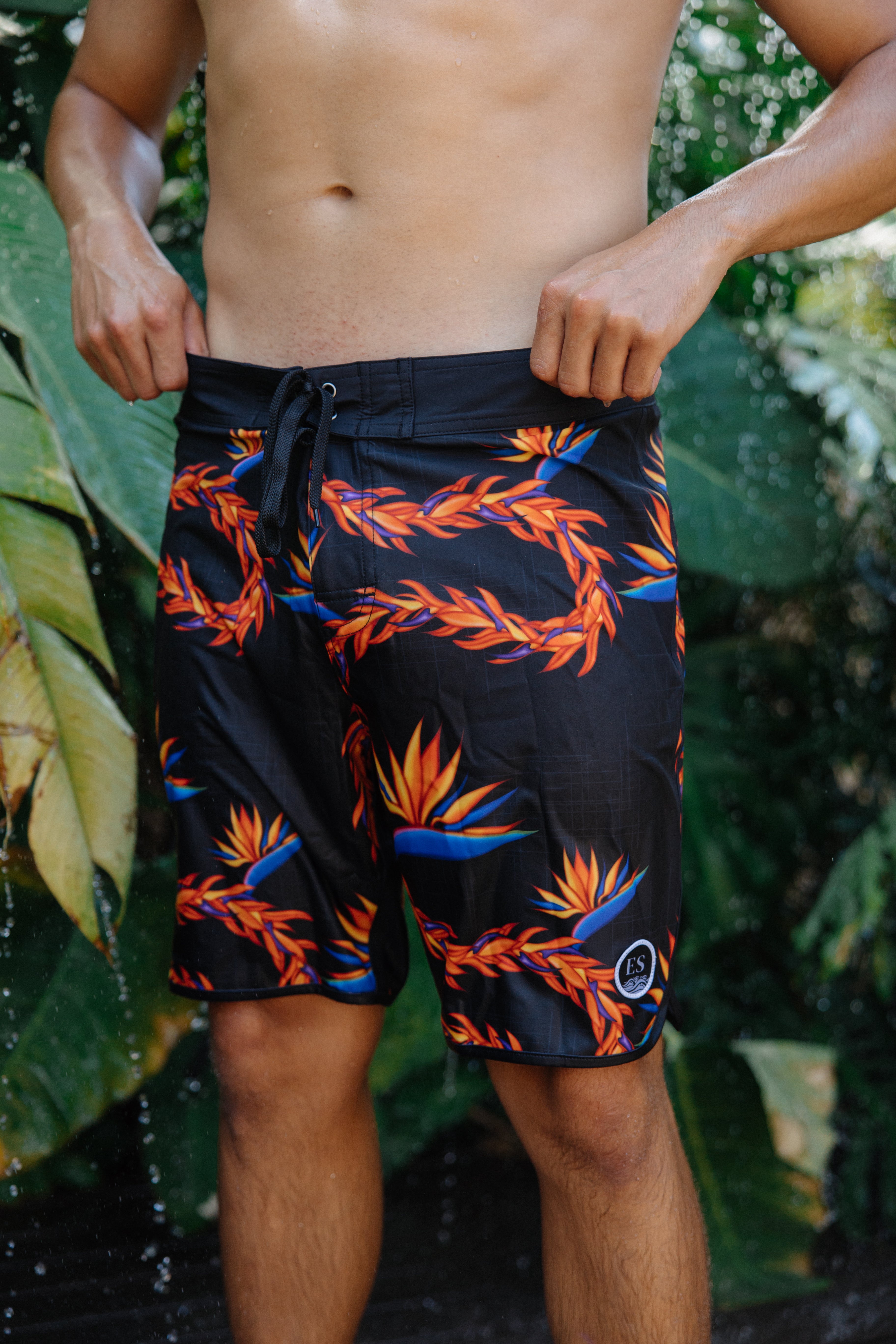 Bird of Paradise Kane Board Shorts