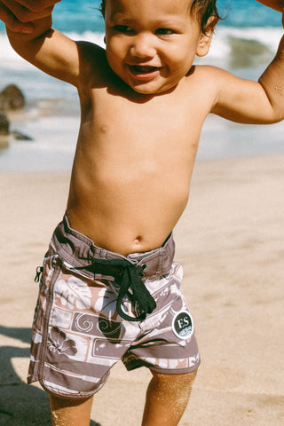 Keiki vintage hawaii board shorts