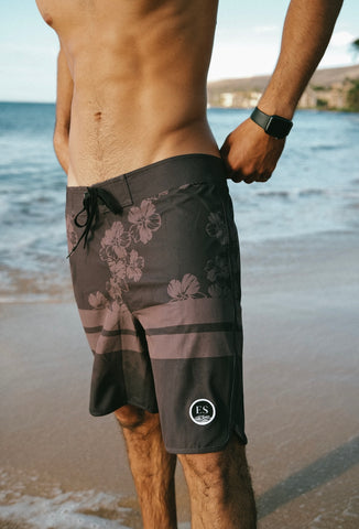 Island Hau Charcoal  board shorts