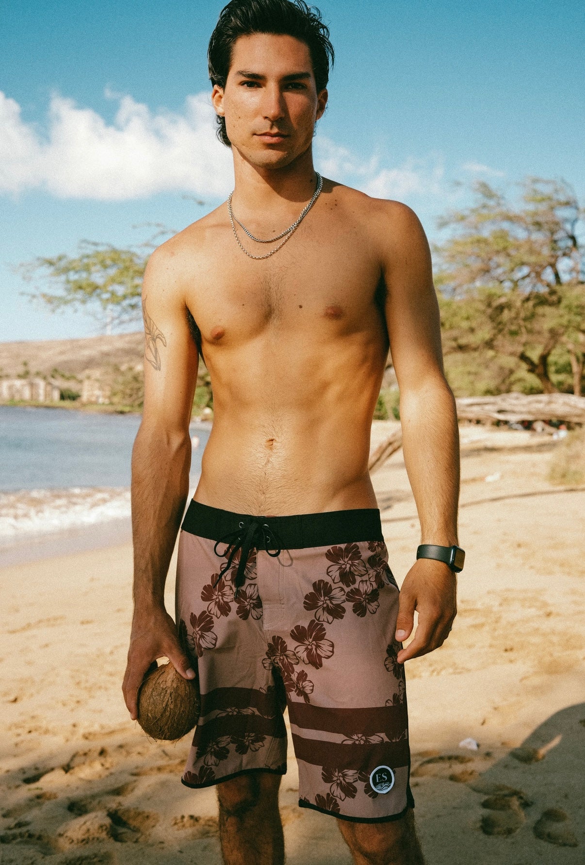 Island Hau nude  board shorts