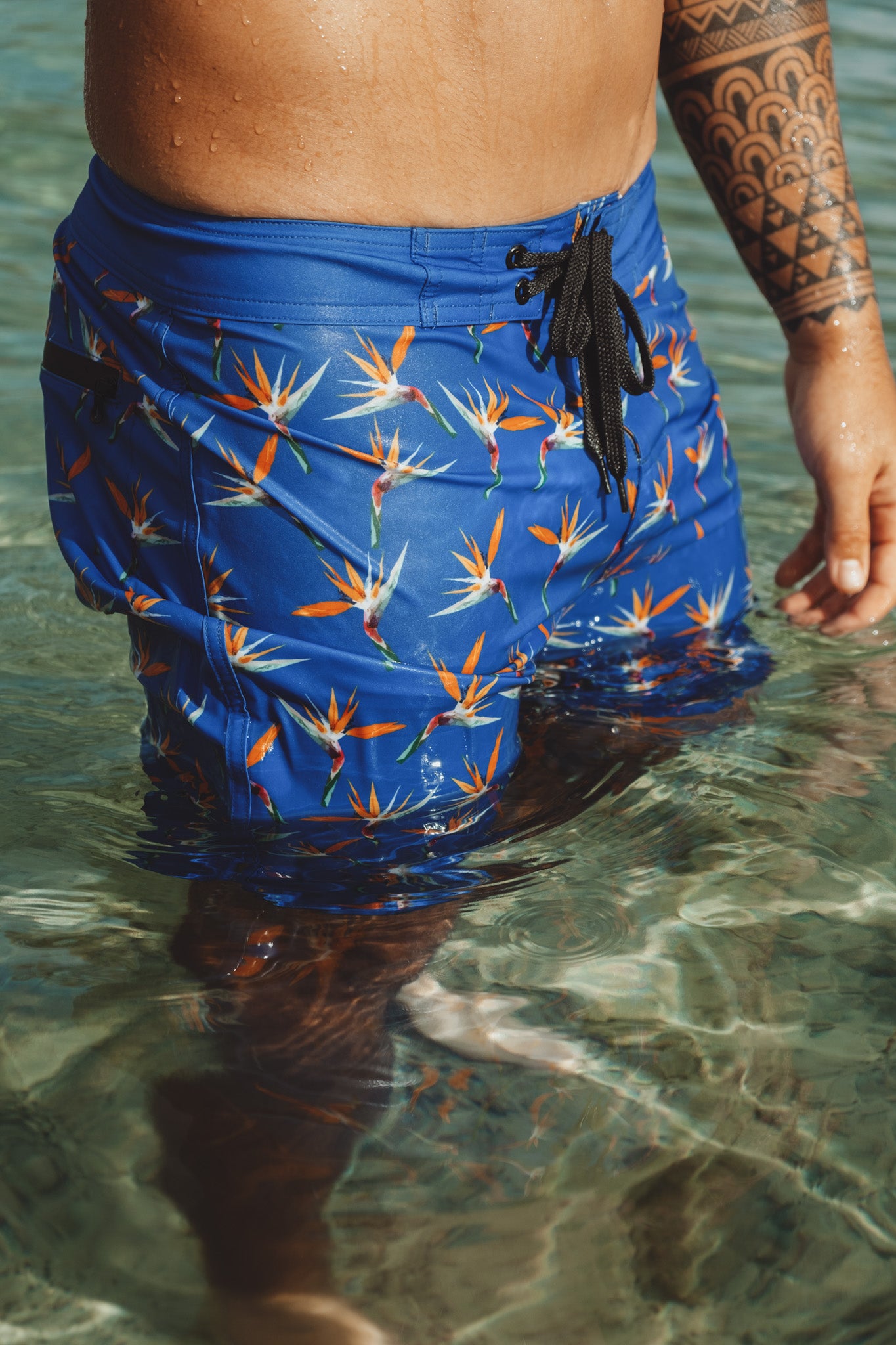 Royal Blue Bird of Paradise Men's